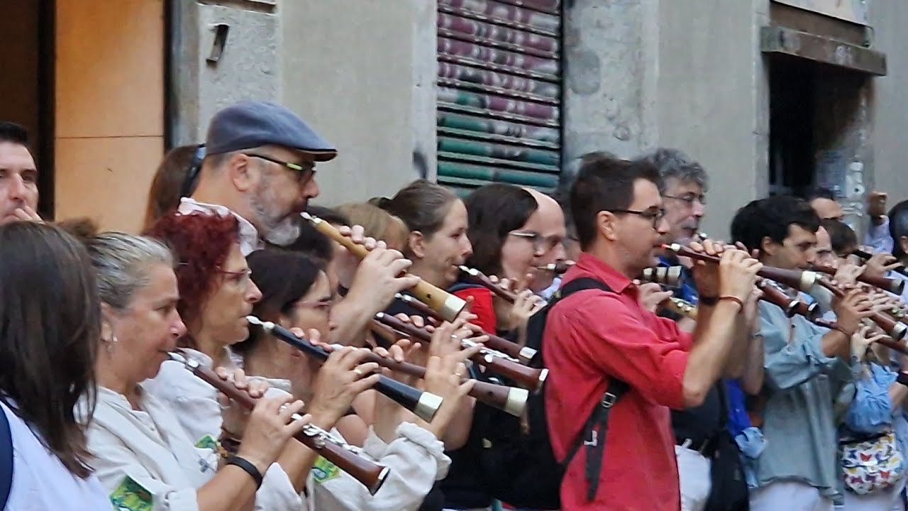 Fiestas de La Merced en Barcelona (2023) Matinades de  grallers