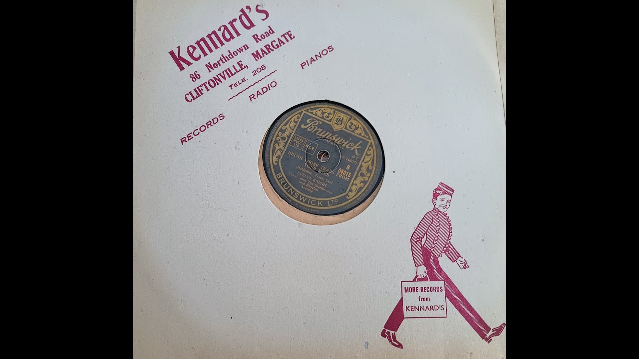 Brush Those Tears From Your Eyes - Evelyn Knight - 78rpm