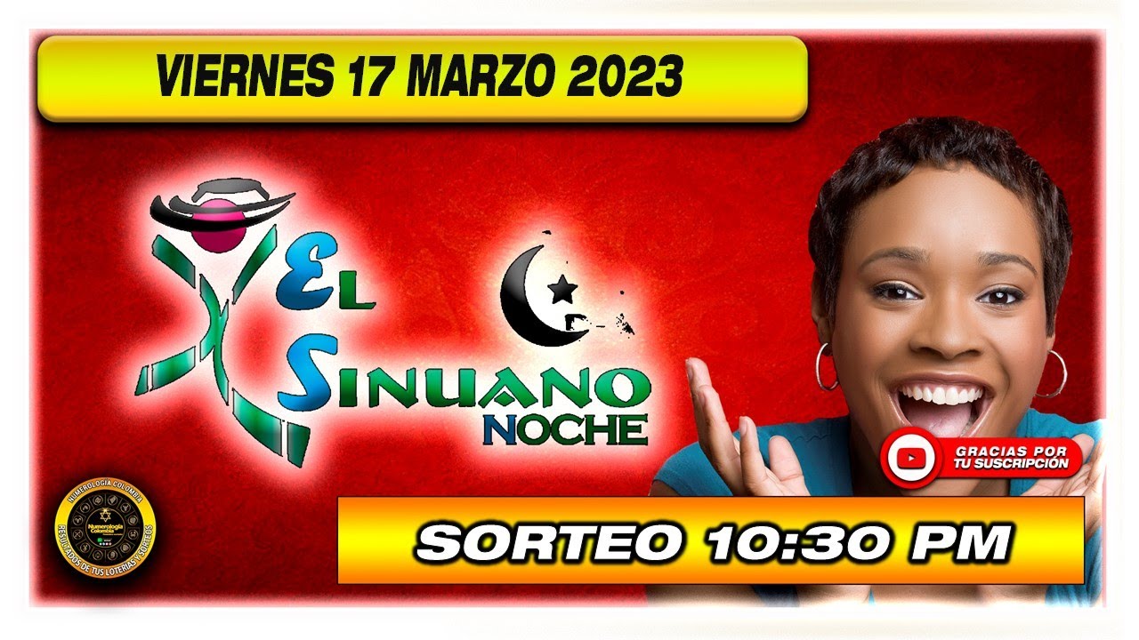 Resultado de EL SINUANO NOCHE del VIERNES 17 DE MARZO del 2023 YouTube