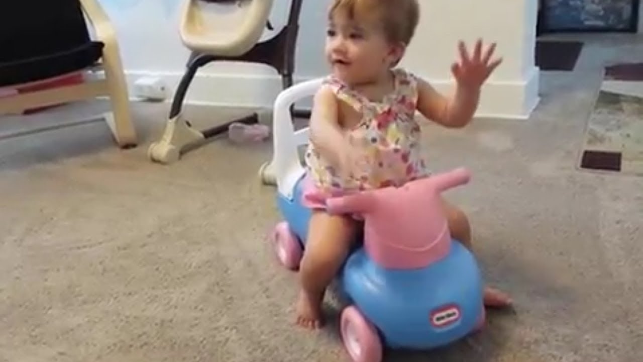 Little Tikes Push & Ride Doll Walker - YouTube