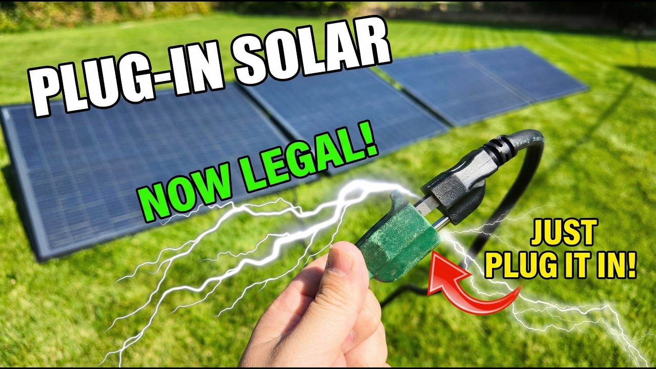 DIY Plug-In Solar Power LEGAL in All 50 States! (First Look at Craftstrom Solar) — There's A Trick For That (video thumbnail)