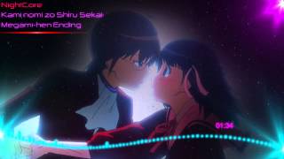 Nightcore - Kami nomi zo Shiru Sekai Megami-hen Ending ( v.Shiori )