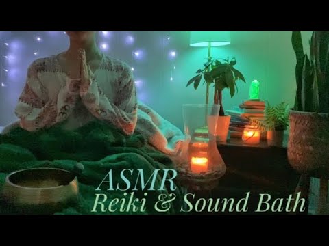 ASMR Reiki Guided Meditation,Singing Bowl Healing Sounds,Sound Bath ...