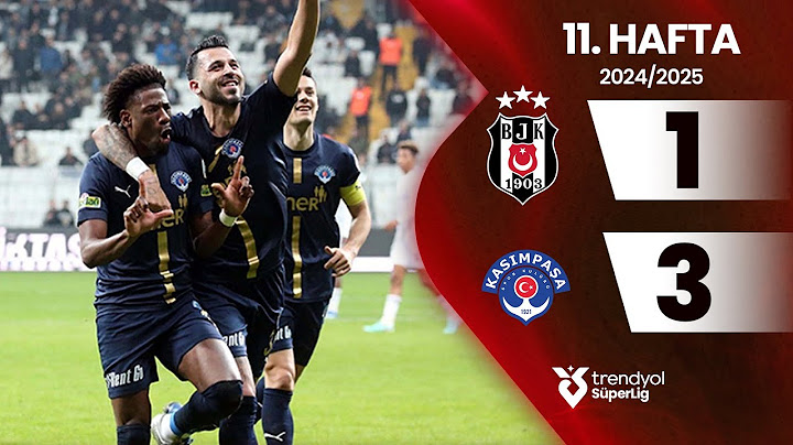 Beşiktaş (1-3) Kasımpaşa | 11. Hafta - Trendyol Süper Lig 2024/2025 Sezonu