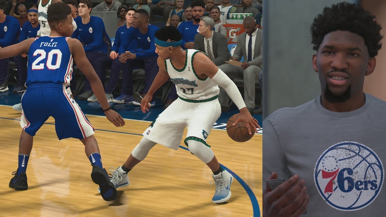 NBA 2K18 My Career Stepback Splash on 1 Draft Pick! PS4 Pro 4K