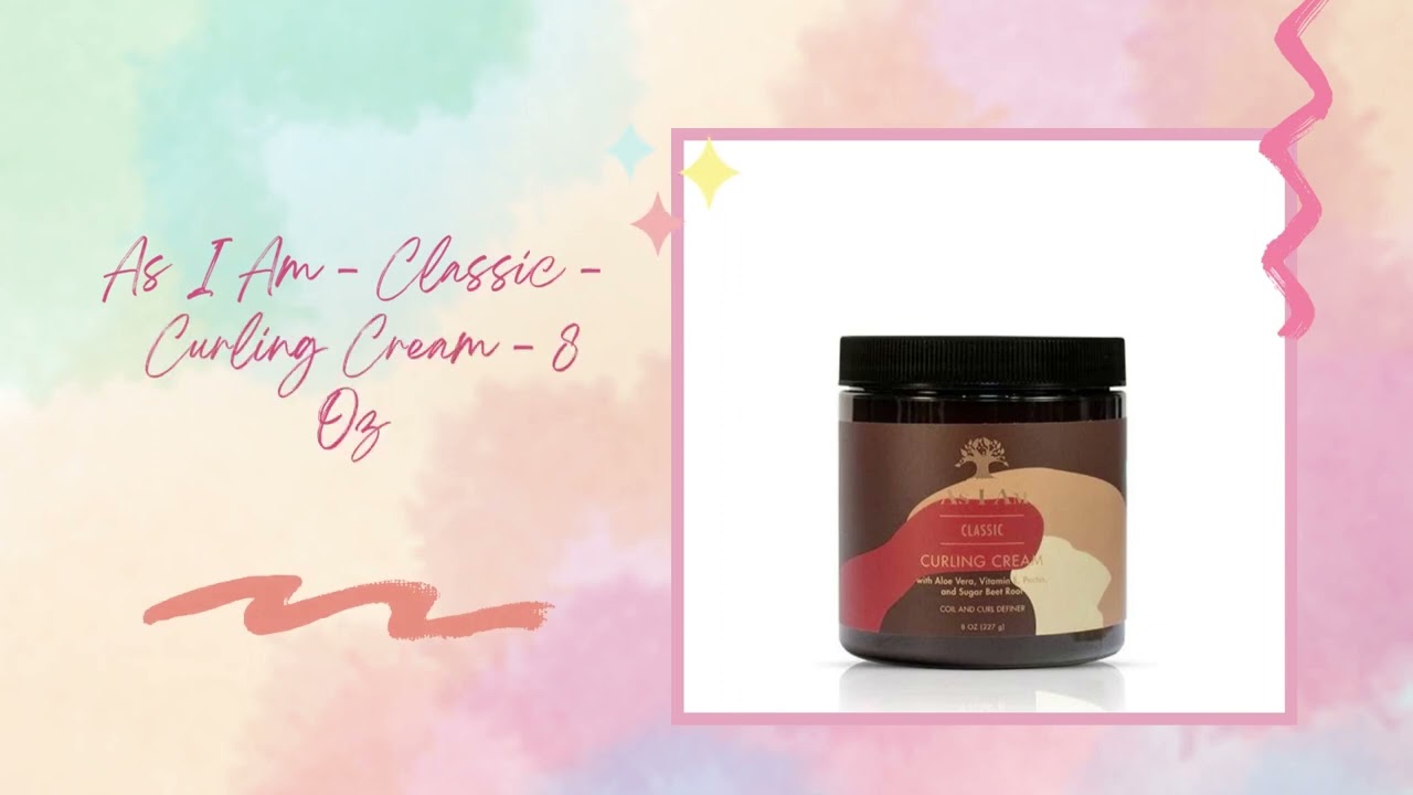 As I Am Classic Curling Cream ||  Defines Curls || Miryams