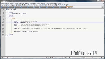 PHP Tutorial: Kontaktformular erstellen mit PHP | deutsch
