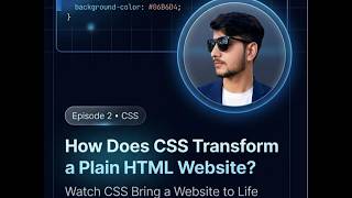 Watch CSS Transform a Plain HTML Website | Live Coding Animation | Episode 2