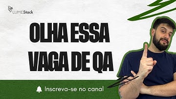 Analisando vagas de QA - Parte 1