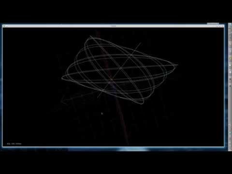 Py Particles 3 body springs demo