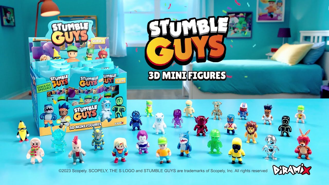 STUMBLE GUYS 3d mini figures - YouTube