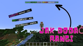 Jak dodać rangi na aternos za pomocą POWER RANK