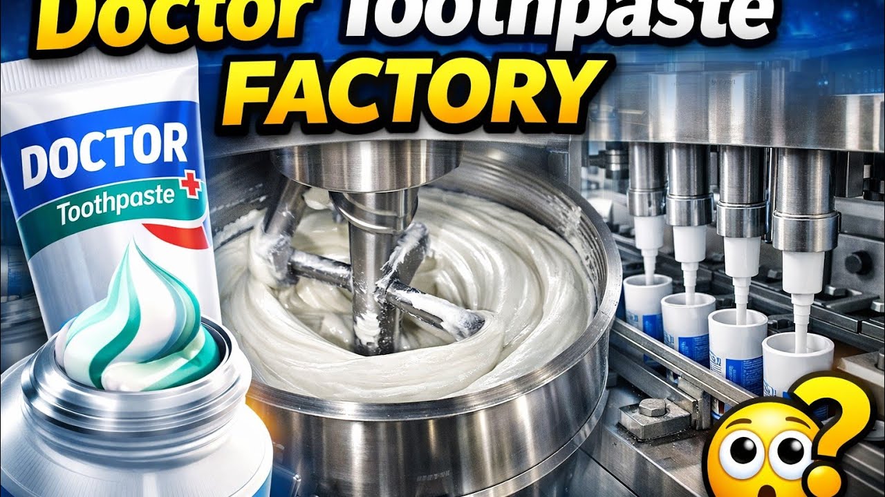 Doctor Toothpaste Factory 😱 | Toothpaste Kaise Banta Hai? | Inside Manufacturing Process