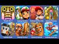 Temple Run 2,Subway Surfers,Subway Surfers City,Subway Princess,Subway Rush,Subway Run,Brainrot Run