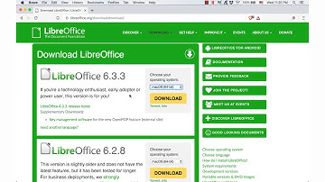 Installing LibreOffice on Mac