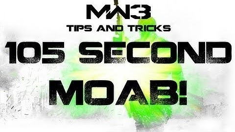 MW3: 105 SECOND MOAB w/ PP90M1 Rushing Commentary by TheLiQuiDTaGe from BouRneHawKK