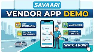 SAVAARI VENDOR APPLICATION || DEMO || VENDORS ONLY || SAVAARI CAR RENTALS screenshot 5