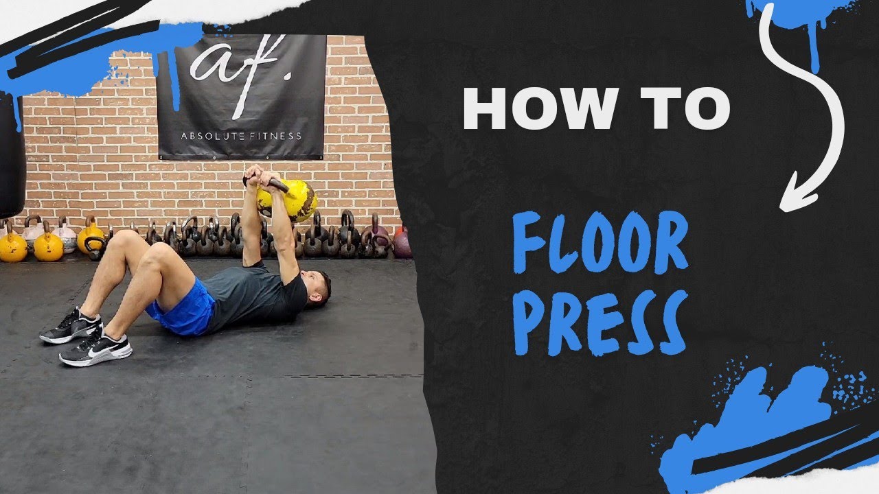 How to kettlebell floor press YouTube