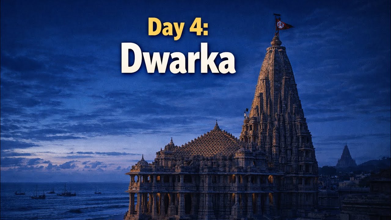 10 Days Road Trip Day 4 | Dwarka Darshan, Beyt Dwarka & Nageshwar Jyotirlinga Facts 🙏🚗