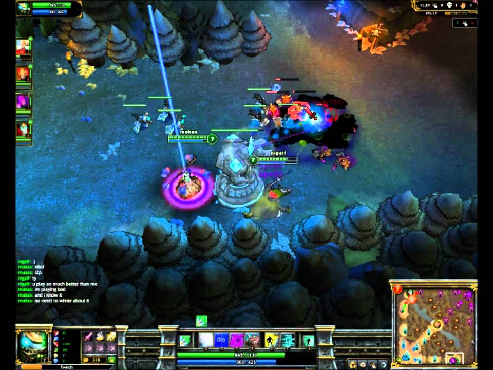 League of Legends Twitch random early game High Quality