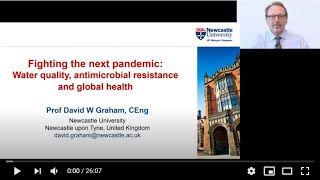 Fighting the next pandemic: Water Quality, antimicrobial resistance and global health