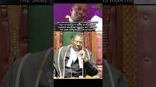 IF WETANGULA DOESN'T WATCH HIS MOUTH, HE WILL BE SOLD OUT; ANGRY RUTO