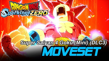 Super Saiyan 4 Goku (Mini) (DLC3) Moveset - DRAGON BALL: Sparking! ZERO | Japanese - 4K 60FPS