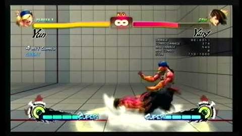 【XBOX360版SSF4 AE】Yun COMBO MOVIE