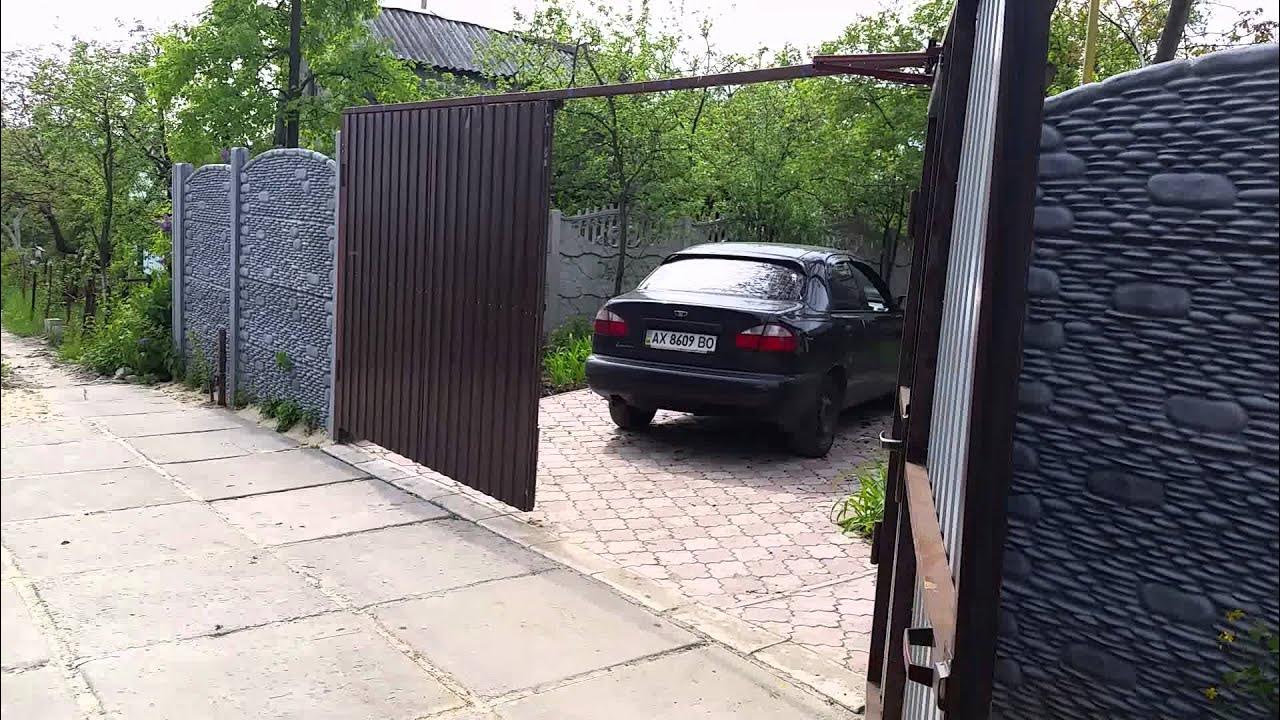 Автоматика для распашных ворот открывающихся наружу на 180 градусов ...
