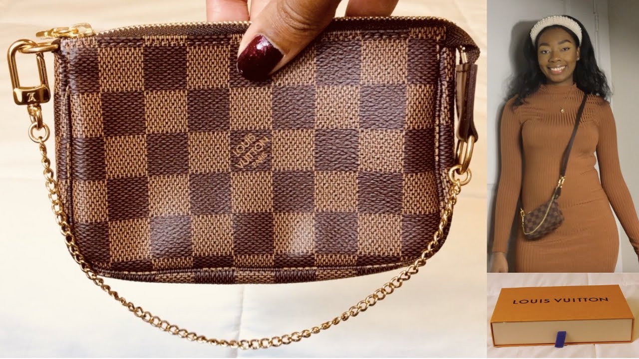 Bit the bullet and purchased a Mini Pochette in Damier Ebene! : r