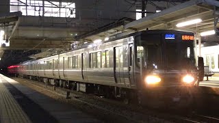 近ﾎｼ223系1000番台W3編成 A新快速 播州赤穂行 網干駅発車