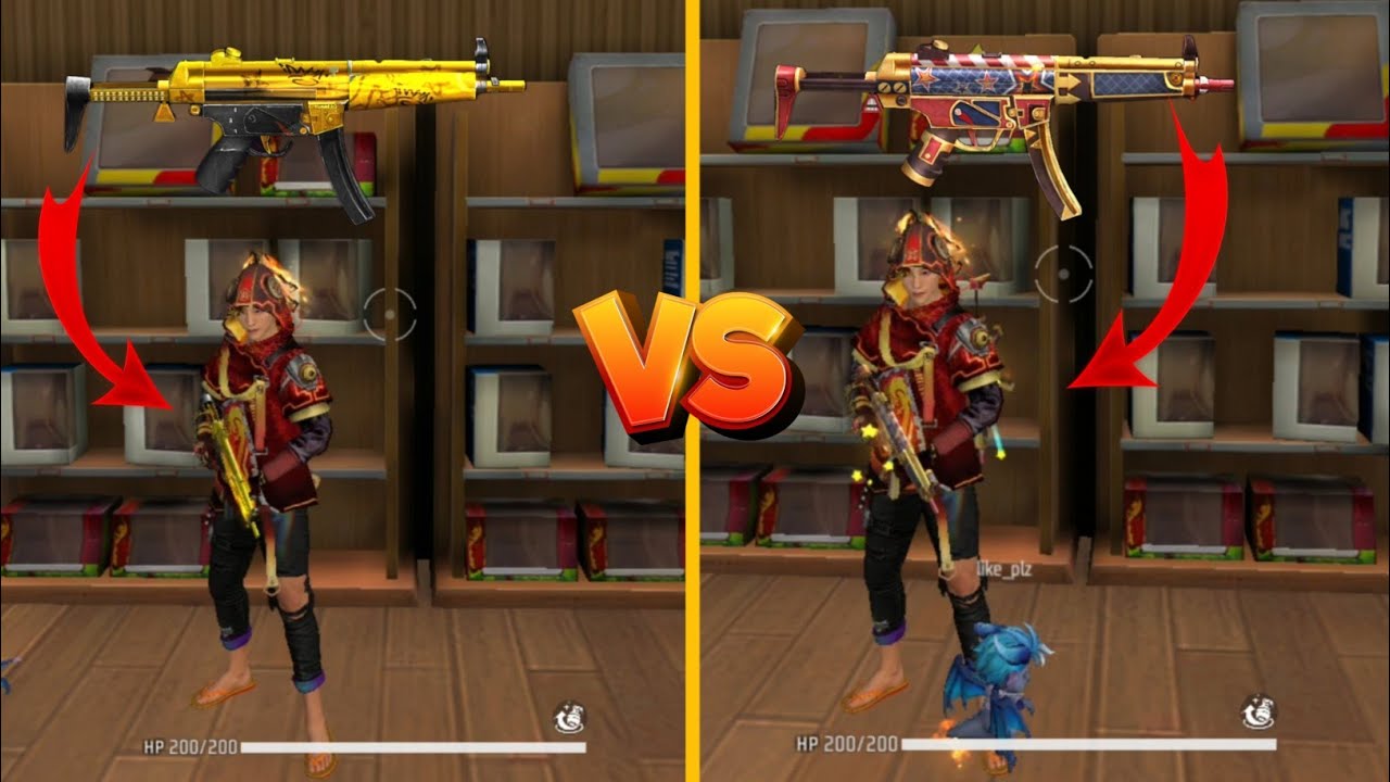 CHAMPION BOXER VS MR.NUTCRACKER DAMAGE ABILITY TEST | BEST MP5 SKIN - GARENA FREE FIRE