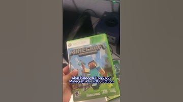 Can you play Minecraft Xbox 360 on Xbox one?