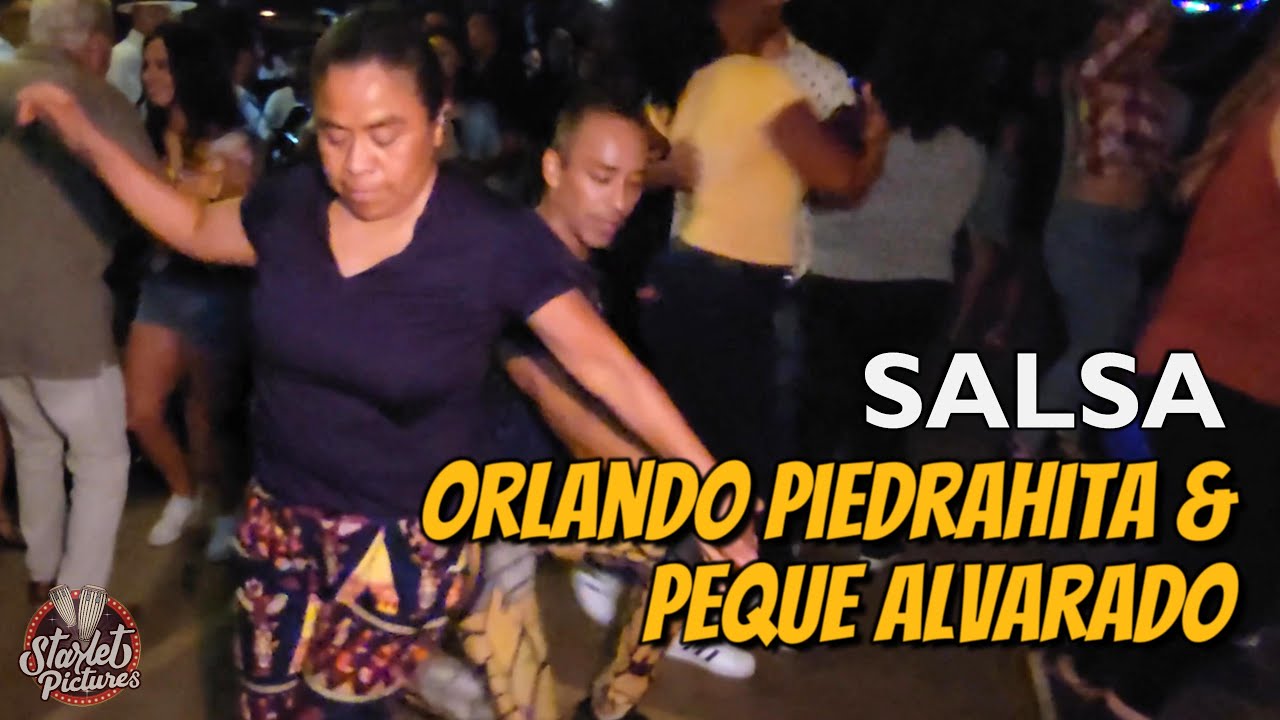 Outdoor Salsa Dancing Orlando Piedrahita & Peque Alvarado Woodley Park, Los Angeles YouTube