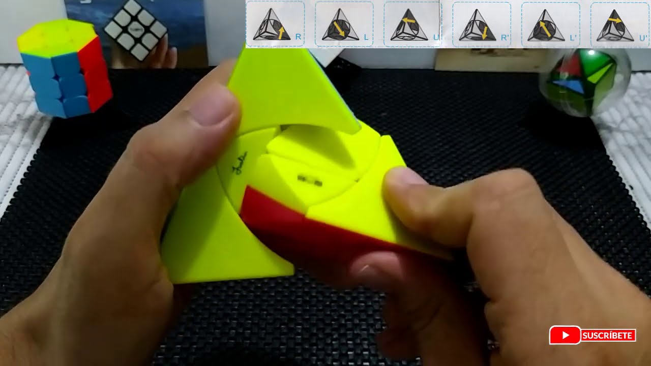 Tutorial Duomo (Rubik Pyraminx modificado) método del manual (en español)