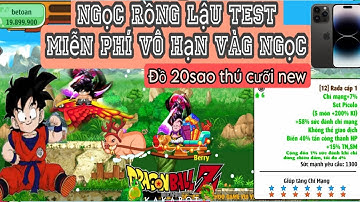 Ngọc Rồng Lậu Mới - Sever Mới Mở Khá Ngon Có Cả IOS Vô Hạn Vàng Ngọc Cho Anh Em