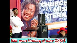 10 year birthday of sister glory