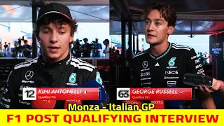 Download Lagu F1 Post Qualifying Interview: George Russell, Kimi Antonelli | Monza - Italian GP MP3 Download Lagu F1 Post Qualifying Interview: George Russell, Kimi Antonelli | Monza - Italian GP MP3