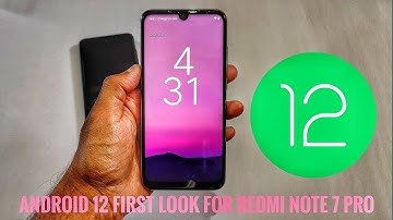 Android 12 Developer Preview 1 Ported Rom For Redmi Note 7 Pro First Look 🔥🔥🔥