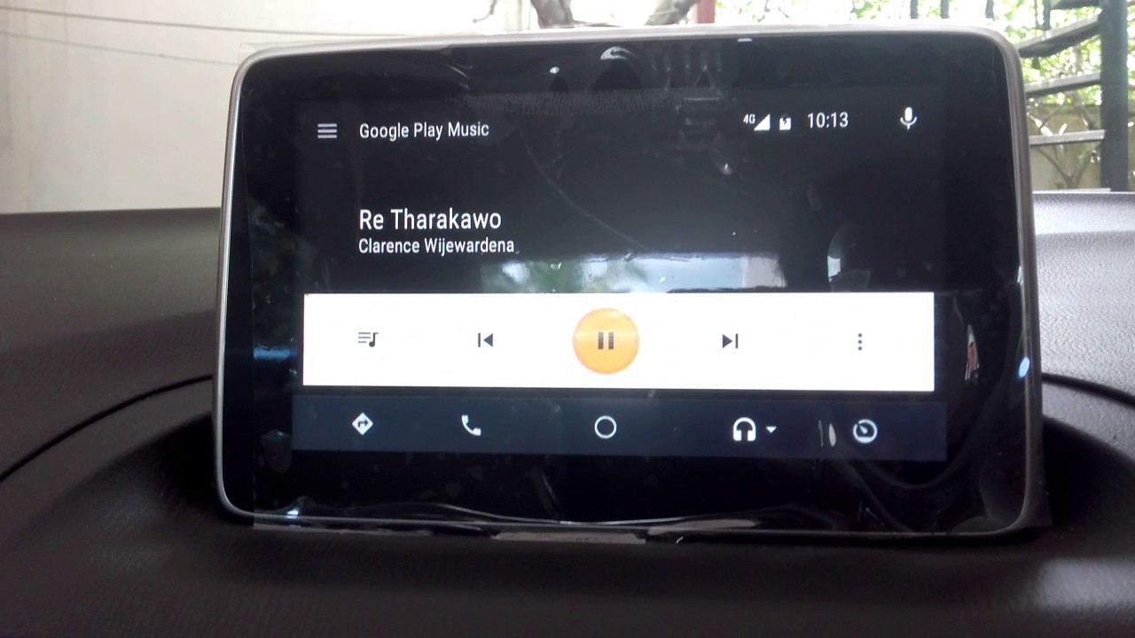 Android Auto in Mazda with google map voice navigation YouTube