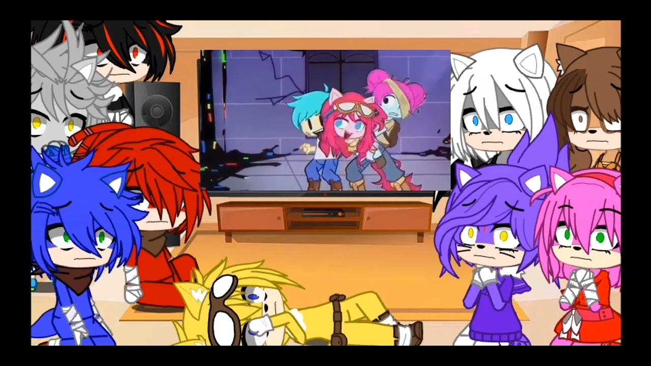 Sonic y amigos reaccionan a......