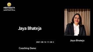 Coaching Demo -01- Contracting in coaching conversations.