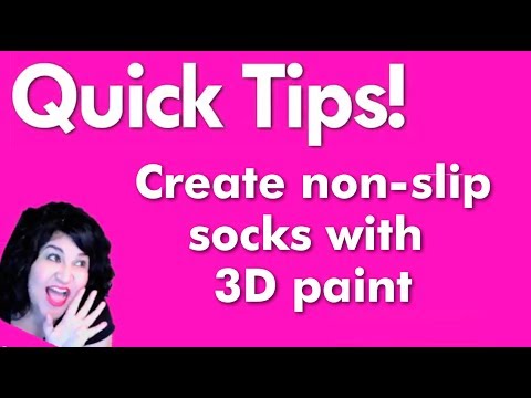 How To Create Non-Slip Gripper Socks