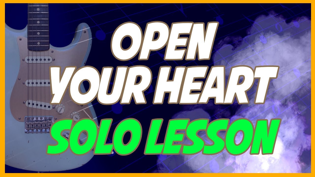 Open Your Heart- G Wayne Thomas -  Solo Lesson