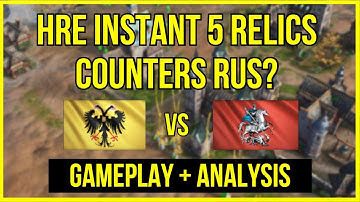 AOE4 | This HRE Strat counters the Rus? | Gameplay Analysis