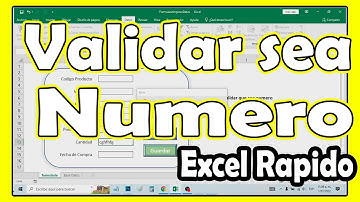 Tips y Trucos de Excel 2022: Cómo validar datos de una celda en Excel Permitir SOLO NÚMEROS