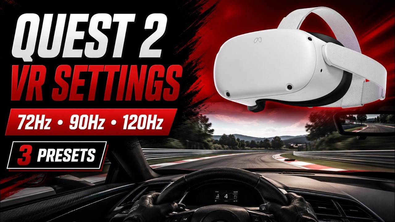 New* Assetto Corsa Quest 2 VR Settings Revisited: Oculus
