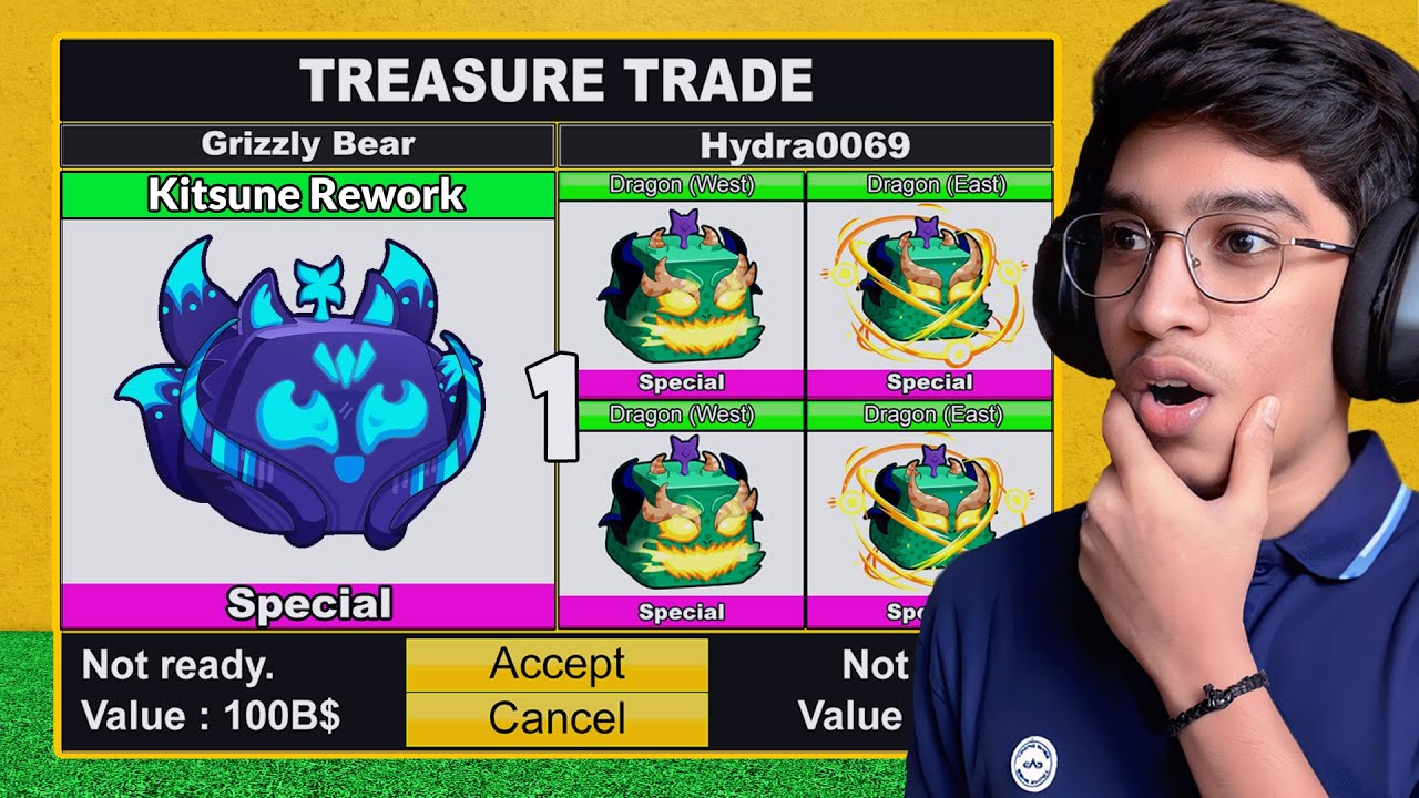 I Traded Kitsune Fruit for 24 Hours in Blox Fruits 😱