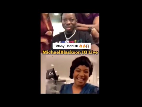 TIFFANY HADDISH SHOWING HER DANCE MOVES ON MY IG LIVE!