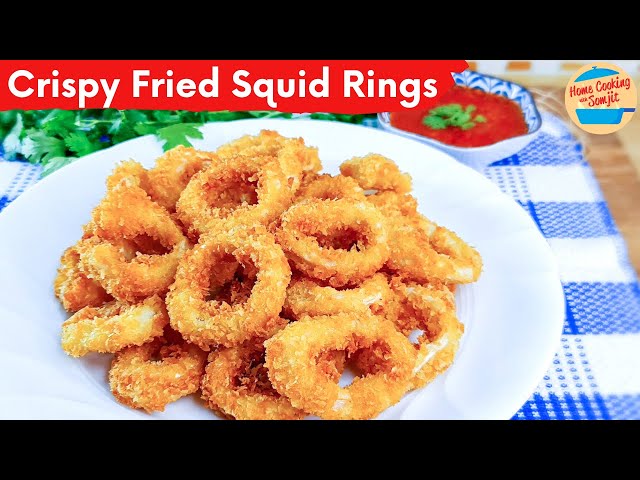 Pacific West Frozen Raw 3 Way Cook Breaded Squid Rings 1kg (5 Pack)